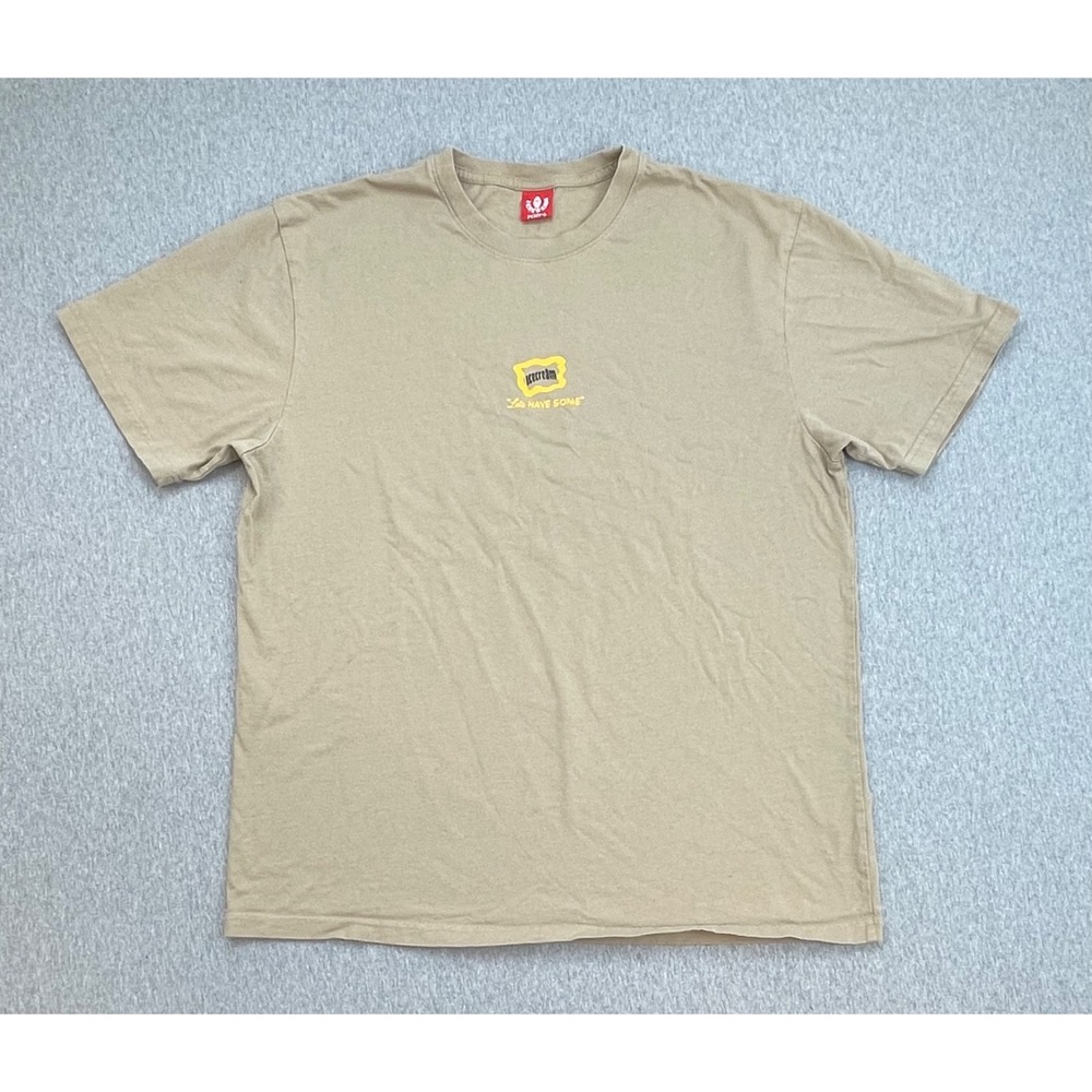 Ice Cream Billionaire Boys Cub  T Shirt Mens XL Beige Short Sleeve Crew Neck